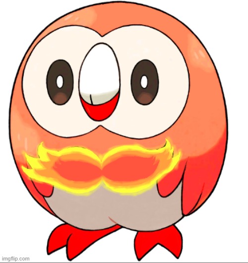 I remade the Regional Rowlet | made w/ Imgflip meme maker