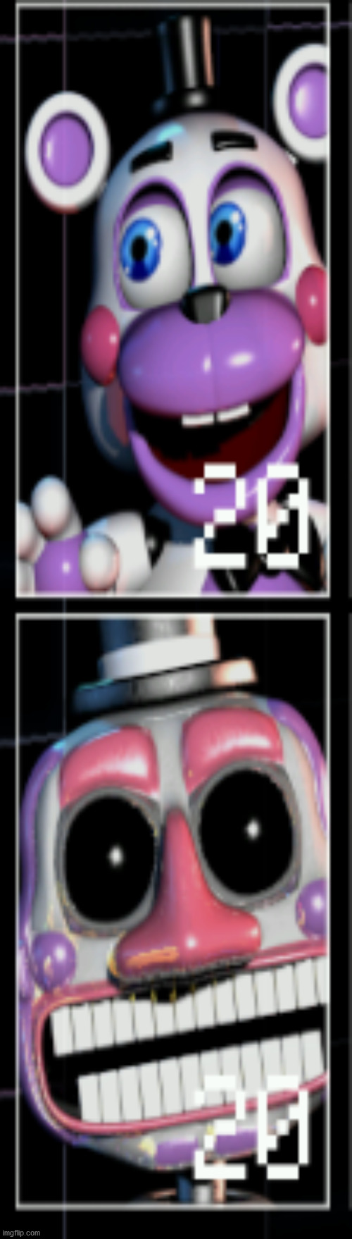 literally the worst duo ever | image tagged in fnaf,ultimate custom night | made w/ Imgflip meme maker