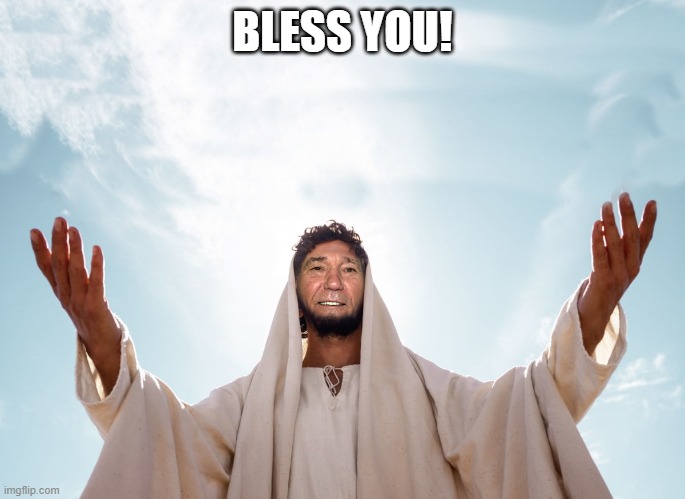 peace | BLESS YOU! | image tagged in peace | made w/ Imgflip meme maker