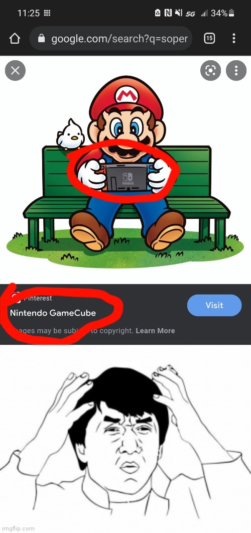 You had one job Pintrest | image tagged in jackie chan wtf,nintendo switch,mario,oh wow are you actually reading these tags,well then,hi and comment for upvote | made w/ Imgflip meme maker