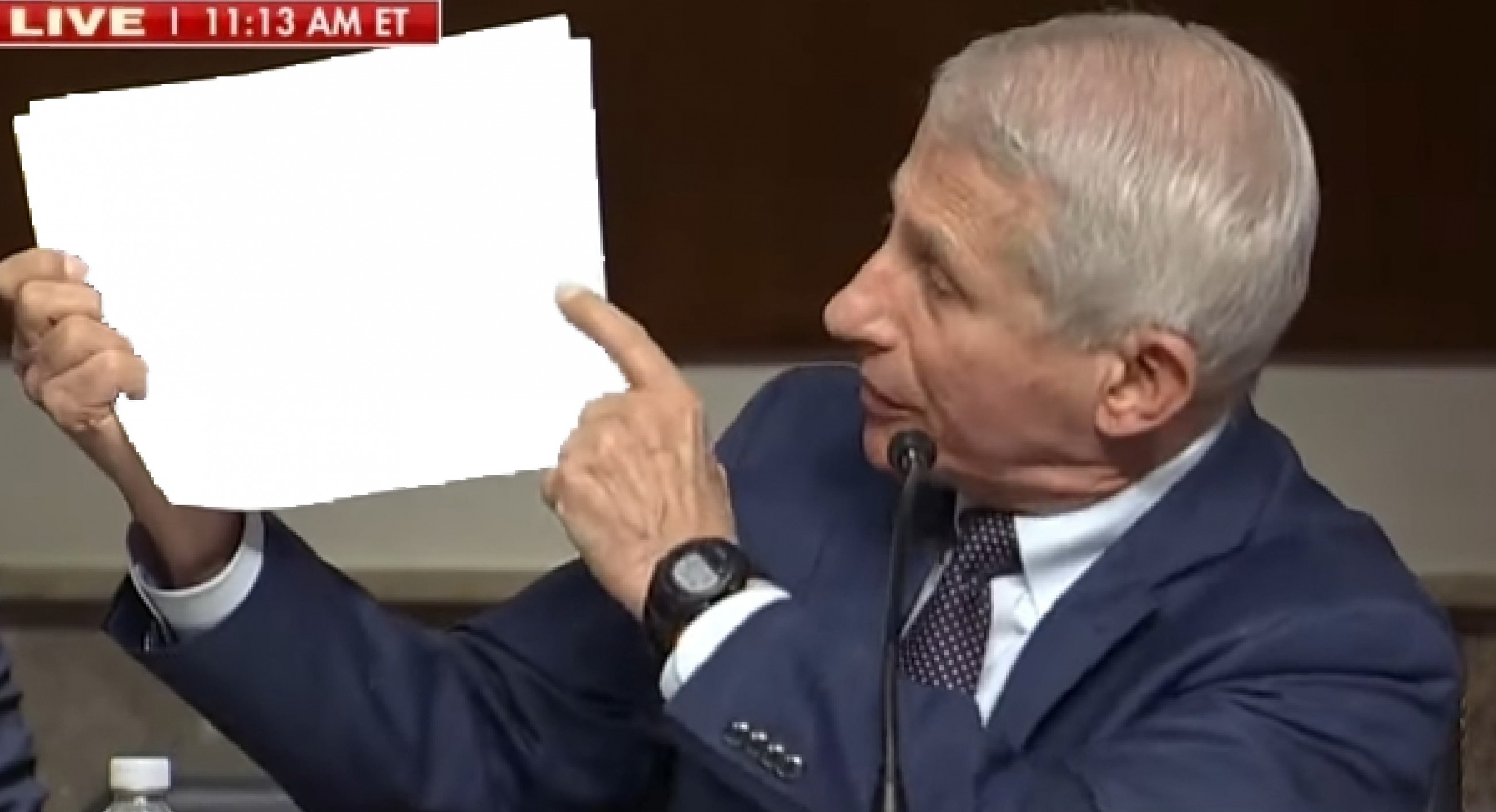 Fauci Papers Blank Meme Template