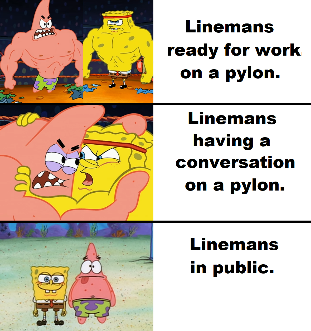 Lineman Blank Meme Template