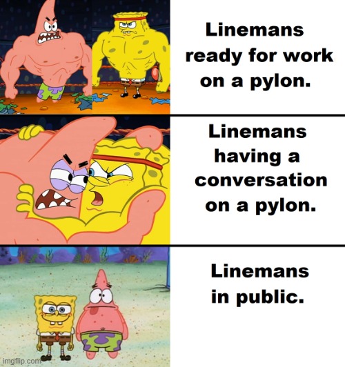 Lineman | image tagged in lineman | made w/ Imgflip meme maker
