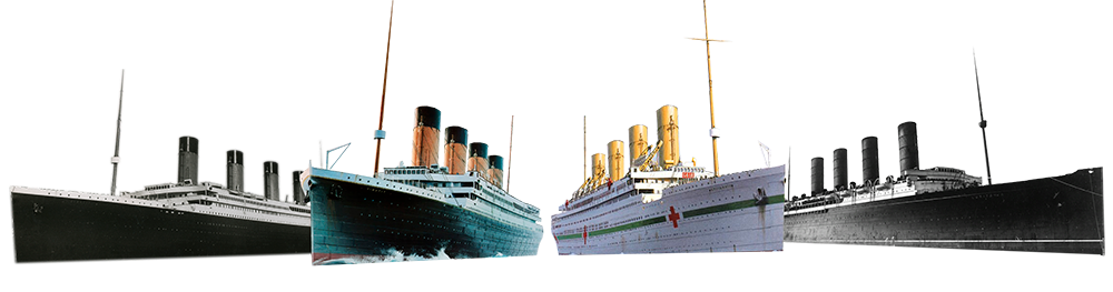 Titanic, Olympic, Britannic and Lusitania Blank Meme Template