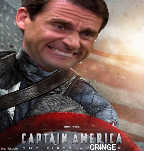 Captain America: The First Cringe | made w/ Imgflip meme maker