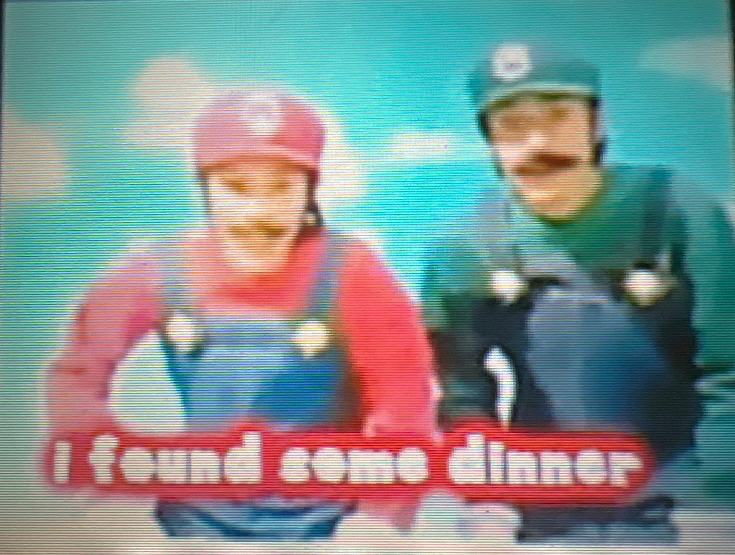 Mario: I found some dinner Blank Meme Template