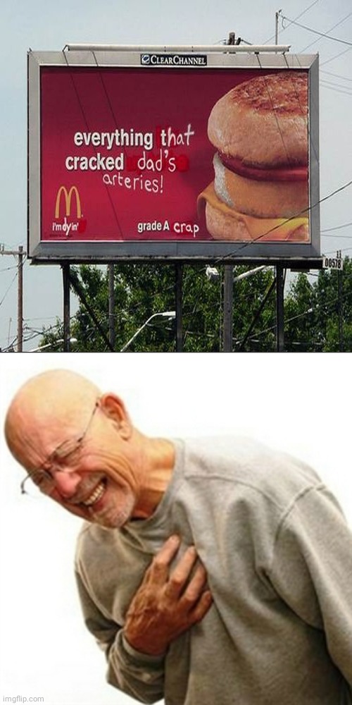 Pain | image tagged in memes,right in the childhood,mcdonald's,crap,mcdonalds,billboard | made w/ Imgflip meme maker