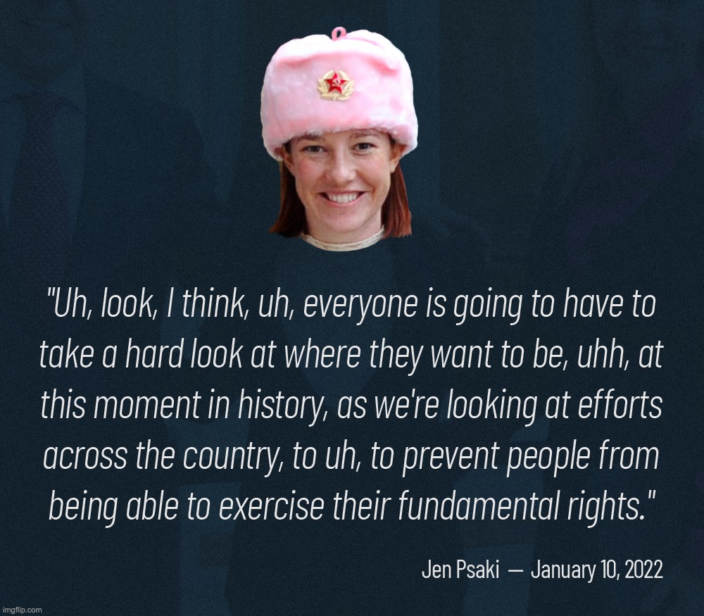 Comrade Psaki | image tagged in jen psaki | made w/ Imgflip meme maker