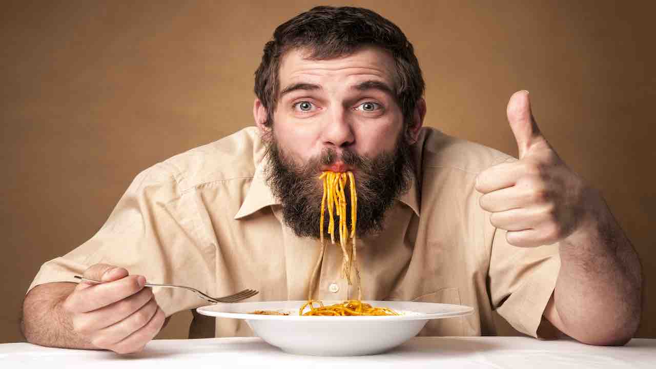 Mangia spaghetti Blank Meme Template