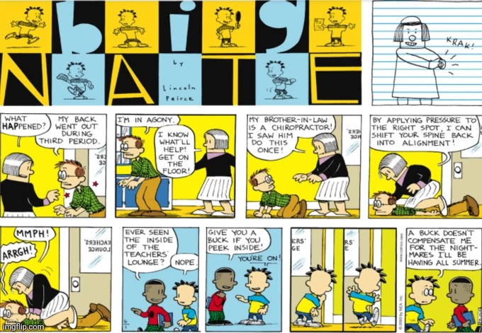 Big Nate was wild - Imgflip