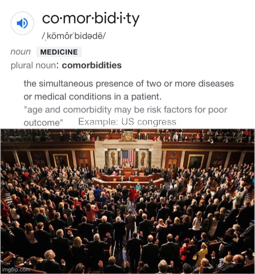 Know your medical terminology | Example: US congress | image tagged in congress,memes,politics lol | made w/ Imgflip meme maker