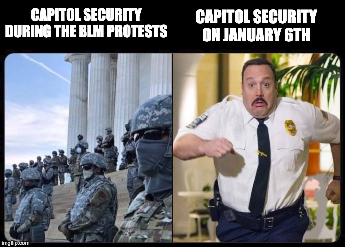White privilege is ransacking a government building with minimal resistance. | CAPITOL SECURITY DURING THE BLM PROTESTS; CAPITOL SECURITY ON JANUARY 6TH | image tagged in january 6th,capitol hill,election 2020,black lives matter,antifa | made w/ Imgflip meme maker
