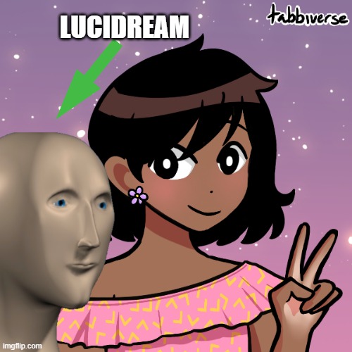 me and my friend! best buds since why dafuq do u need 2 know | LUCIDREAM | image tagged in lucidream | made w/ Imgflip meme maker