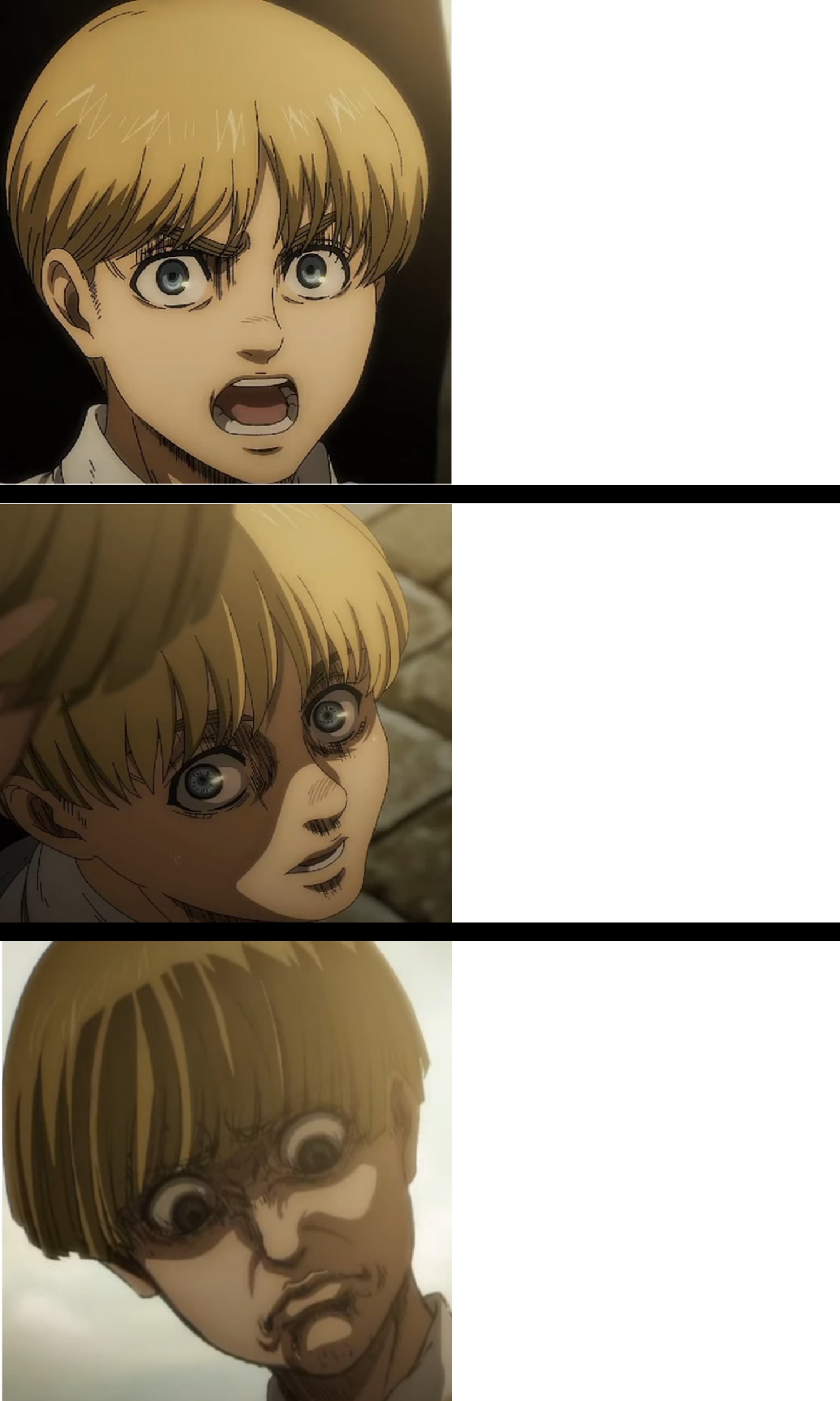 Yelena death stare Blank Meme Template