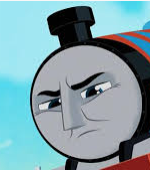 thomas and friends all engines go disappointed Gordon Blank Meme Template