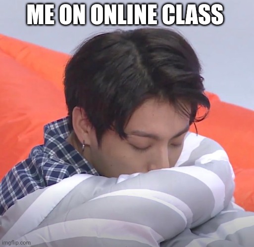 online class | ME ON ONLINE CLASS | image tagged in online class | made w/ Imgflip meme maker