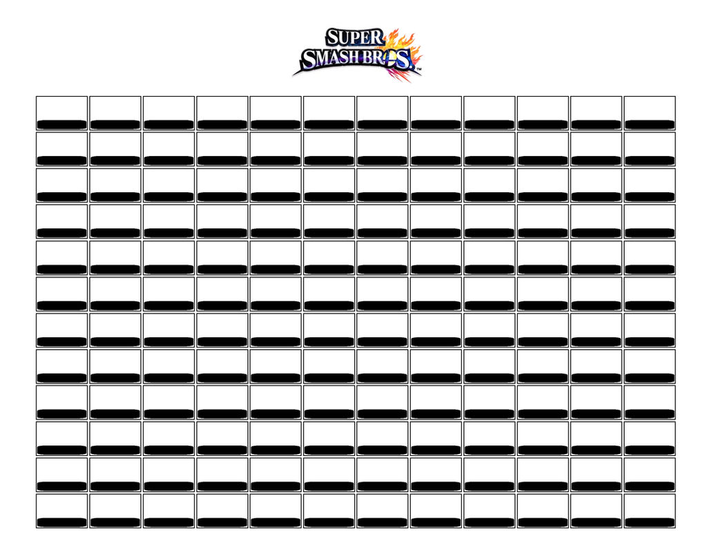 High Quality 144 character roster Blank Meme Template