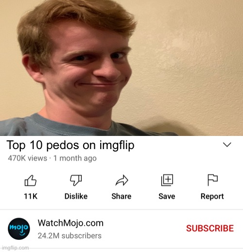 Top 10 pedos on imgflip | made w/ Imgflip meme maker