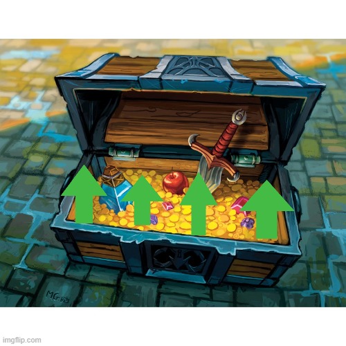 WoW Treasure Chest | image tagged in wow treasure chest | made w/ Imgflip meme maker