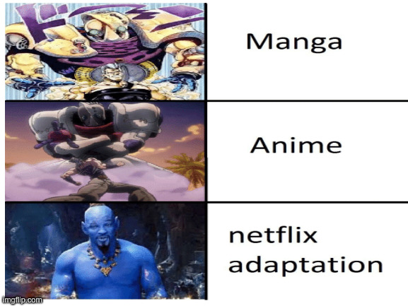 only true jojo fans will get this meme | image tagged in jojo's bizarre adventure | made w/ Imgflip meme maker