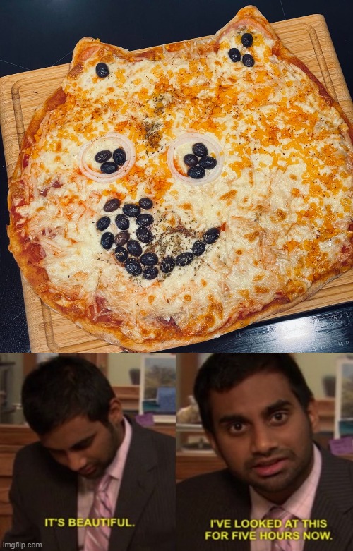 doge pizza | image tagged in its beutiful,doge,pizza,beutiful | made w/ Imgflip meme maker