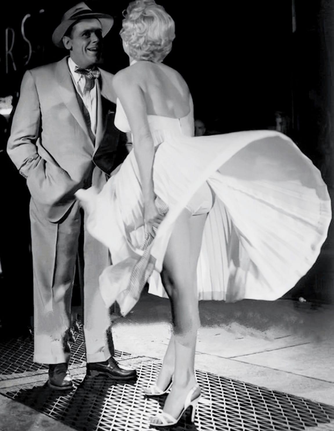 High Quality Marilyn Monroe upskirt Blank Meme Template