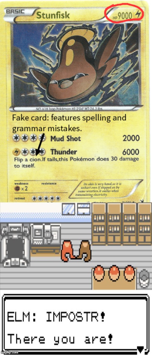 sussy card >:( | image tagged in fake pokemon card | made w/ Imgflip meme maker