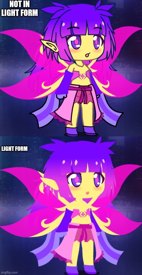 NOT IN LIGHT FORM LIGHT FORM | made w/ Imgflip meme maker