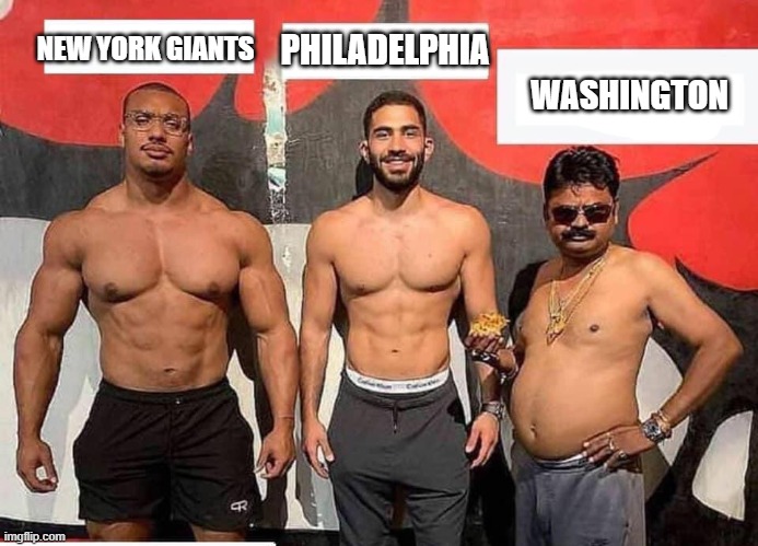 NEW YORK GIANTS; PHILADELPHIA; WASHINGTON | made w/ Imgflip meme maker