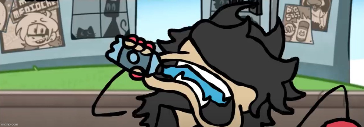 me when im gaming: | image tagged in annie chugging some water | made w/ Imgflip meme maker