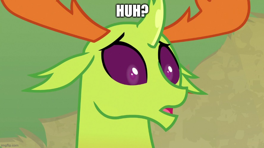 Confused Thorax (MLP) | HUH? | image tagged in confused thorax mlp | made w/ Imgflip meme maker