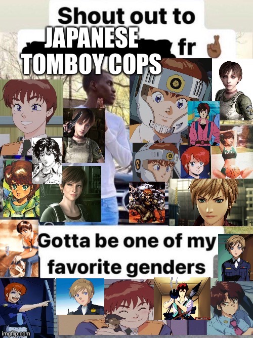 Tomboy cops | image tagged in anime,waifu,cops,video games | made w/ Imgflip meme maker