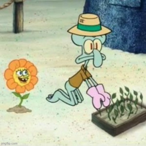 Ok Squidward Goodbye | image tagged in undertale,spongebob | made w/ Imgflip meme maker