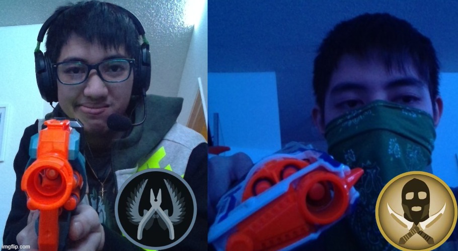 CT Fred Vs Terrorist Fred | image tagged in counter strike | made w/ Imgflip meme maker