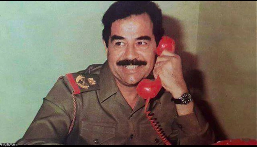 Saddam Hussein | image tagged in saddam hussein | made w/ Imgflip meme maker