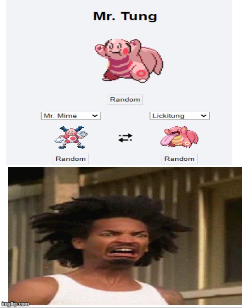yet another pokemon fusion meme i made | image tagged in cursed image | made w/ Imgflip meme maker