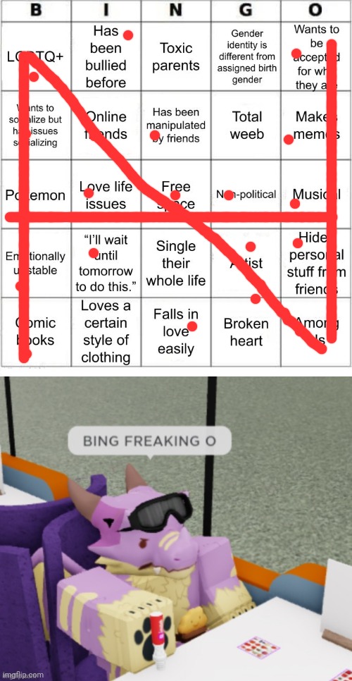 Aaaaaaaaaaaa | image tagged in jer-sama's bingo,bing freaking o | made w/ Imgflip meme maker