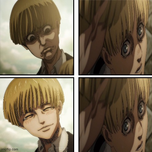 yelena mood | image tagged in attack on titan,mood,change | made w/ Imgflip meme maker