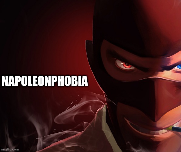 Spy custom phobia | NAPOLEONPHOBIA | image tagged in spy custom phobia | made w/ Imgflip meme maker