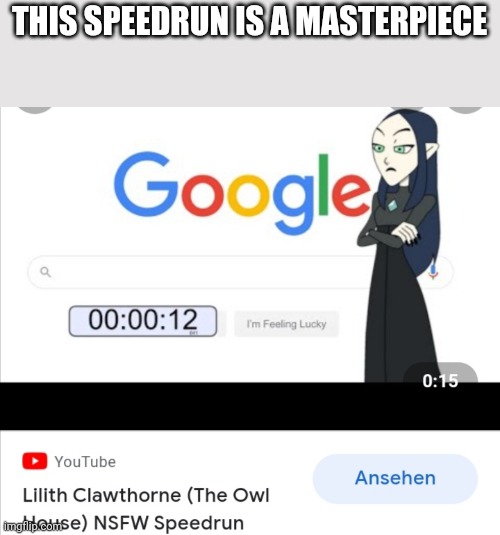 Check it out | THIS SPEEDRUN IS A MASTERPIECE | made w/ Imgflip meme maker
