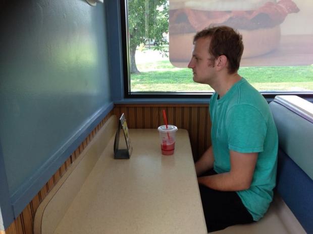 Forever Alone Booth Blank Meme Template