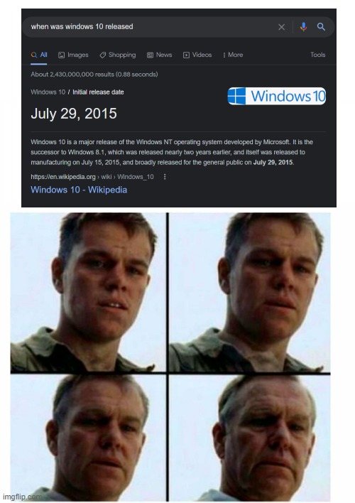 aouufgh | image tagged in matt damon gets older | made w/ Imgflip meme maker