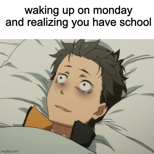 pain. | waking up on monday and realizing you have school | image tagged in brrrr,what can i say except aaaaaaaaaaa,why are you reading this | made w/ Imgflip meme maker