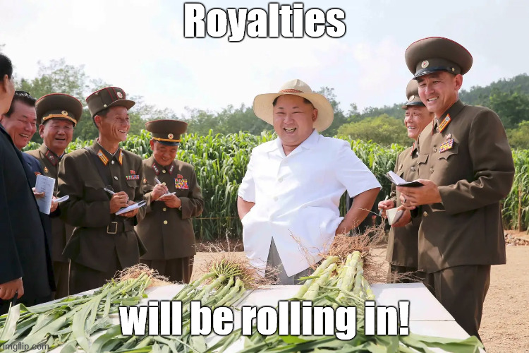 to market to market | Royalties will be rolling in! | image tagged in to market to market | made w/ Imgflip meme maker