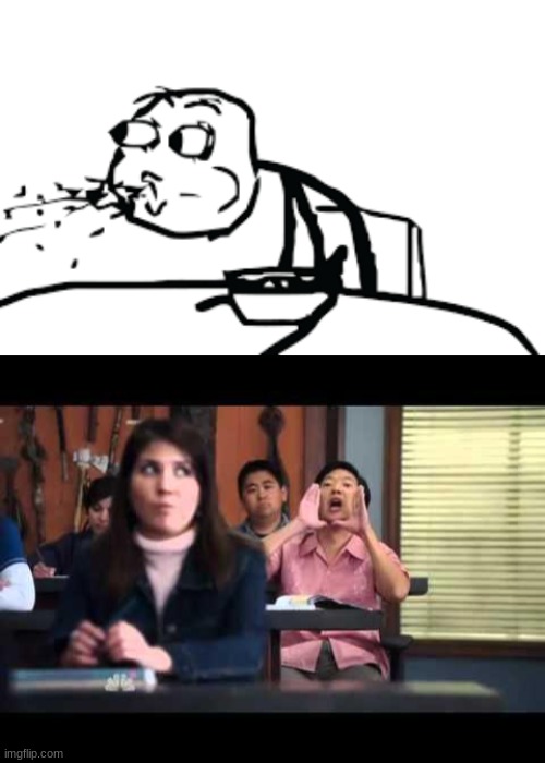 image tagged in person spitting out cereal,ha gay | made w/ Imgflip meme maker