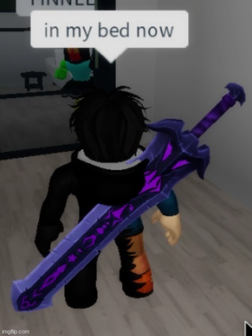 Lol we just started dancing on the bed right now | image tagged in roblox,memes | made w/ Imgflip meme maker