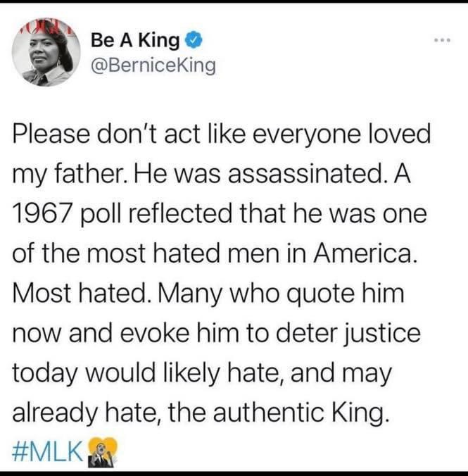 MLK was hated Blank Meme Template