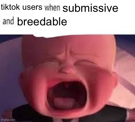 WHAAA | tiktok users; submissive; breedable | image tagged in pokemon fans when blank | made w/ Imgflip meme maker
