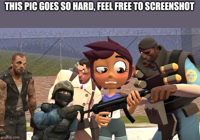 THIS PIC GOES SO HARD, FEEL FREE TO SCREENSHOT | made w/ Imgflip meme maker