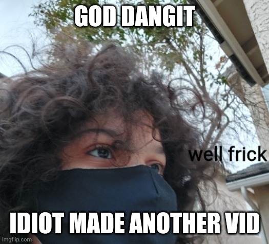 Aka me | GOD DANGIT; IDIOT MADE ANOTHER VID | made w/ Imgflip meme maker